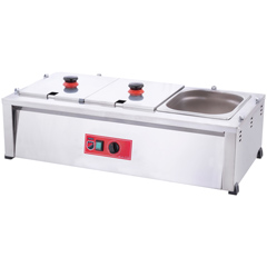 Silverinox 3'lü Benmari, Elektrikli, 92x48x28 cm - Silverinox