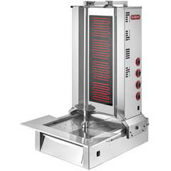 Silverinox 4 Radyanlı Döner Ocağı, Alttan Motorlu, Elektrikli - Silverinox