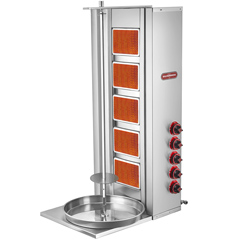 Silverinox 5 Radyanlı Döner Ocağı, Doğalgazlı - Silverinox