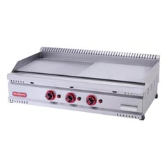 Silverinox 600 Seri Izgara, Yarı Oluklu, Gazlı, 80x80 cm - Silverinox