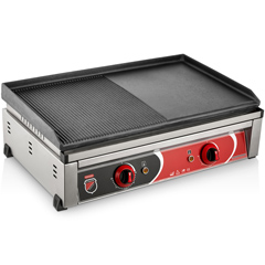 Silverinox Cast Iron Grill, Electric, 70 cm - Silverinox