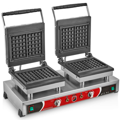 Silverinox Çiftli Kare Waffle Makinesi - 1