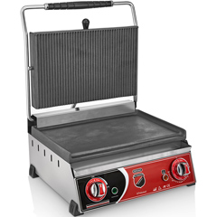 Silverinox Electric Panini Grill, 16 Slices, Undercounter - 1