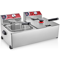 Silverinox Elektrikli Fritöz, 8+8 Litre - 1