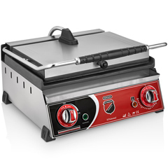 Silverinox Elektrikli Tost Makinesi, 16 Dilim, Altı Düz - 2