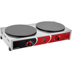 Silverinox İkili Krep Makinesi - Silverinox