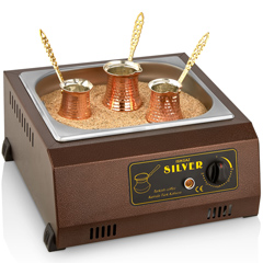Silverinox Kumda Kahve Makinesi, Bakır - Silverinox