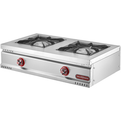 Silverinox Set Üstü Midi Ocak, Çift Gözlü, Doğalgazlı - Silverinox