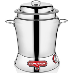 Silverinox Stainless Steel Soup Pot, 9 lt - Silverinox