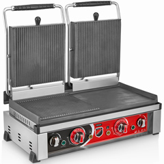 Silverinox Style Elektrikli Çift Kapaklı Tost Makinesi, 20 Dilim - 1