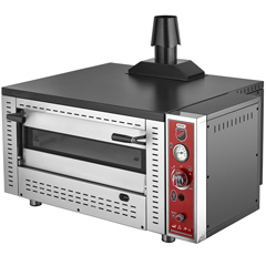 Silverinox Tek Katlı Gazlı Pizza Fırını, 4 Pizza Kapasiteli, 62x62 cm - Silverinox