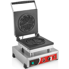 Silverinox Tekli Çiçek Waffle Makinesi - Silverinox