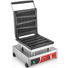 Silverinox Tekli Çubuk Waffle Makinesi - 1