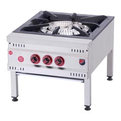 Silverinox Yer Ocağı, Üç Yanışlı, 70x80x50 cm, LPG-NG - Silverinox