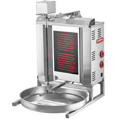 Silverinox 2 Radiant Döner Stove, Top Motorized, Electric - Silverinox