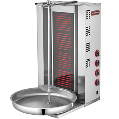 Silverinox 4 Radiant Döner Stove, Electric - Silverinox