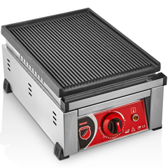 Silverinox Cast Iron Grill, Electric, 30 cm - Silverinox