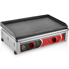 Silverinox Cast Iron Grill, Flat, Electric, 70 cm - Silverinox