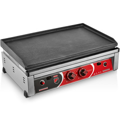 Silverinox Cast Iron Grill, LPG, Flat Surface, 70 cm - Silverinox