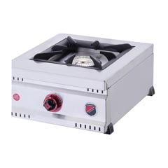 Silverinox Countertop Midi Stove, Single Burner, LPG - Silverinox