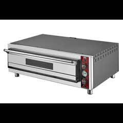 Silverinox Single Layer Electric Pizza Oven, 52x52 cm - Silverinox