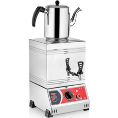 Silverinox Single Teapot Tea Boiler, Without Plates, Economical, Electric, 15 - Silverinox