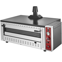 Silverinox Tek Katlı Gazlı Pizza Fırını, 6 Pizza Kapasiteli, 92x62 cm - Silverinox