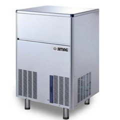 Simag SDH 100 AS Cube Ice Machine, 100 kg/day Capacity, 30 kg Bin - Simag