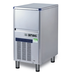 Simag SDH 40 AS Cube Ice Machine, 41 kg/day Capacity, 12 kg Bin - Simag