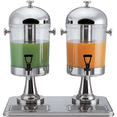 Single Fruit Juice Dispenser, Double, 7.5 lt - Biradlı