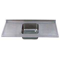 Sink Unit, Single Bowl Double Drainer, 140x60 cm - Öztiryakiler