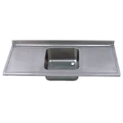 Sink Unit, Single Bowl Double Drainer, 50*50*30 Bowl, 160x70 cm - Öztiryakiler