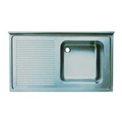 Sink Unit, Single Bowl Left Drainer, 140x60 cm - Öztiryakiler