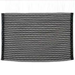 Zicco Siyah Transparan Amerikan Servis, 30x45 cm - Zicco