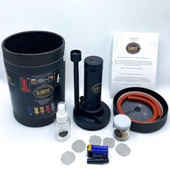 Slainte Fast Smoking Machine Black, Glass Jar and 2 Spare Sawdust - 4