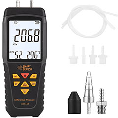 Smart Sensor AS511B Dijital Fark Basınç Manometresi, 29,99 PSI - Smart Sensor