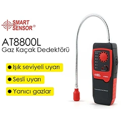Smart Sensor AT8800L Yanıcı Gaz Kaçak Dedektörü, Seviye Alarmlı - 3