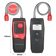 Smart Sensor AT8800L Yanıcı Gaz Kaçak Dedektörü, Seviye Alarmlı - 5