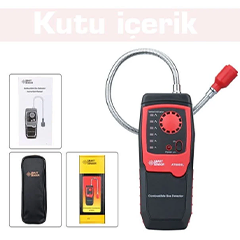 Smart Sensor AT8800L Yanıcı Gaz Kaçak Dedektörü, Seviye Alarmlı - 6