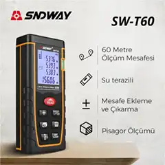 Sndway SW-T60 Lazermetre, 60 m - 2