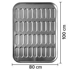Sofuoğlu Sandwich Bread Tray, 30 Compartment, 80x100 cm, 100 grams - 2