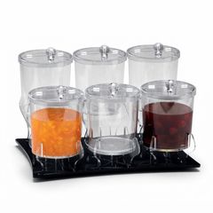 Zicco Sosluk Reçellik Standı, 6 'lı, Polikarbon, 24x35x21 cm - Zicco