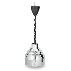 Standard Model Elevator Hot Holding Lamp Chrome, 250 W, Diameter 24.5 cm, Height 25 cm, Cable length 55-130 cm - Öztiryakiler