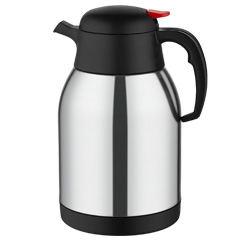 Star Thermos Horeca, Steel Thermos, 2 Lt, Black - 1