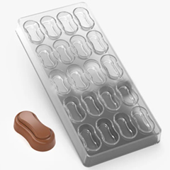 Surenapart Short Bar Chocolate Mold, Pcc002 - 1