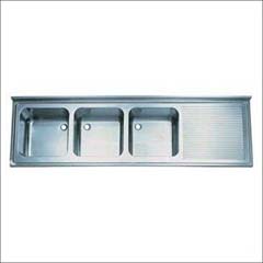 Tablalı Evye, Sağ Damlalıklı, 240x60 cm - Öztiryakiler