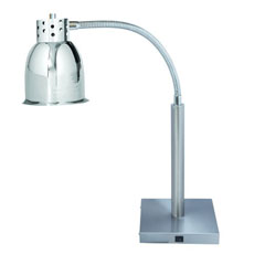 Tecnocoffee Adjustable Single Arm Hot Holder Lamp, Chrome - Tecnocoffee