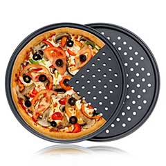 Teflon Delikli Pizza Tavası, 26 cm - Thumbnail