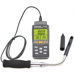 Tenmars TM-4002 Tel Tipi ''Hot Wire'' Sensörlü Hava Hızı Debi Sıcaklık ve Nem Ölçer - Tenmars