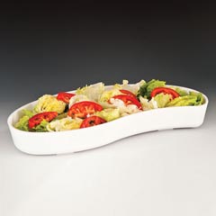 Zicco Teşhir Tabağı, Polikarbon, Damla Model, 45x21x6,5 cm, Şeffaf - 1